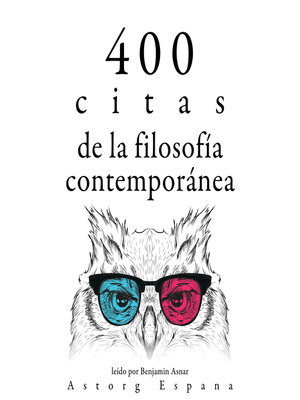 cover image of 400 citas de la filosofía contemporánea